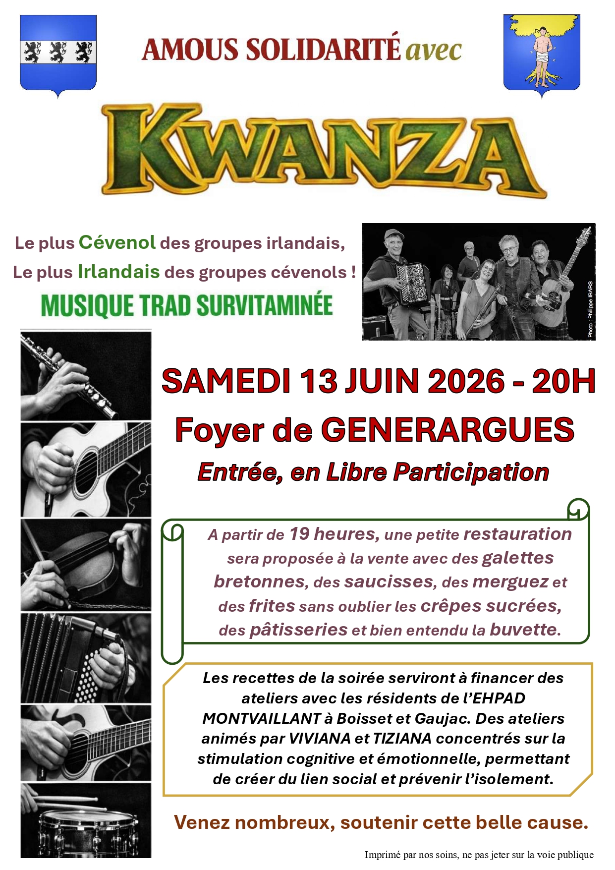 Concert Kwanza  avec Amous Solidarité