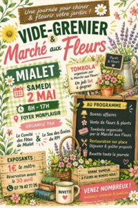 VIDE-GRENIER ET MARCHE AUX FLEURS